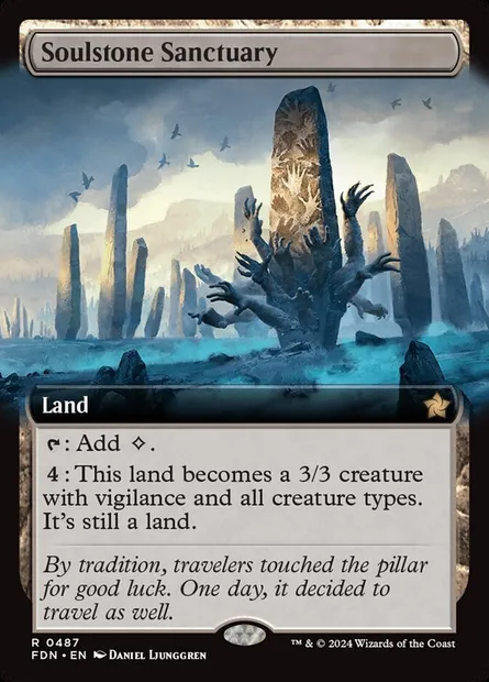 Soulstone Sanctuary, Magic card FDN 487 — Foundations set
