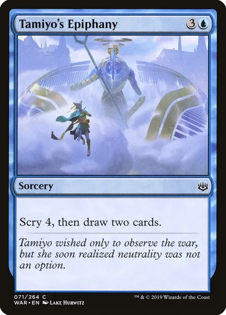 Tamiyo's Epiphany, Magic card WAR 71 — War of the Spark set