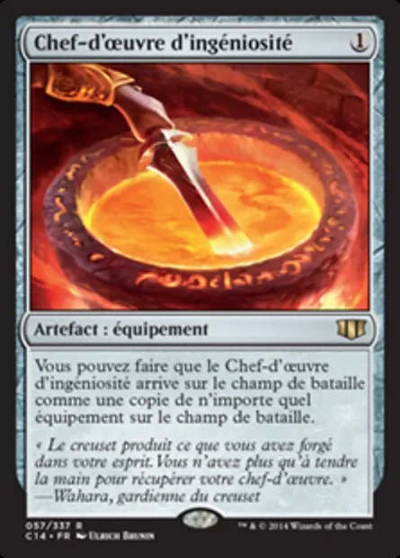 Chef-d'œuvre d'ingéniosité, carte Magic C14 57 — extension Commander 2014