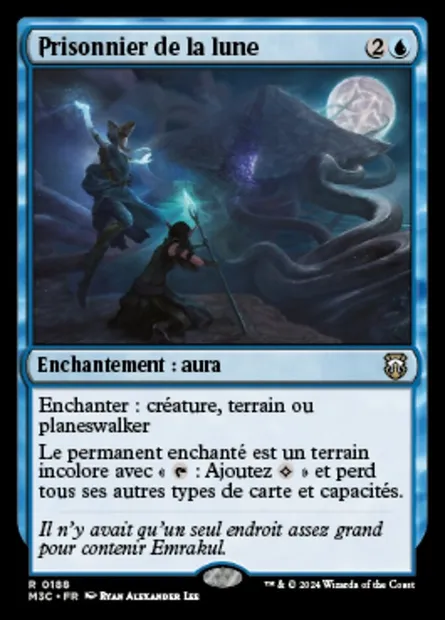 Prisonnier de la lune, carte Magic M3C 188 — extension Modern Horizons 3 Commander