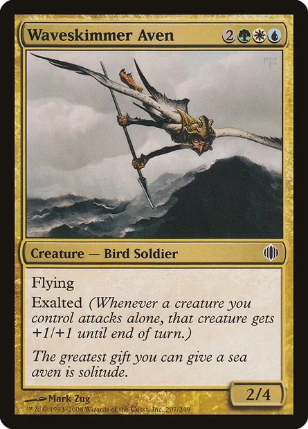 Waveskimmer Aven, Magic card ALA 207 — Shards of Alara set