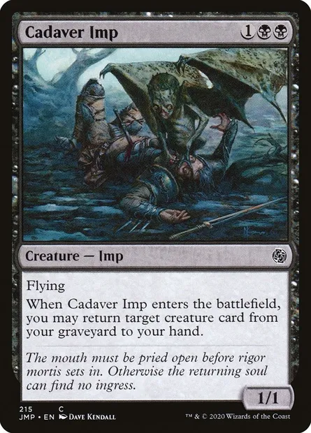 Cadaver Imp, Magic card JMP 215 — Jumpstart set