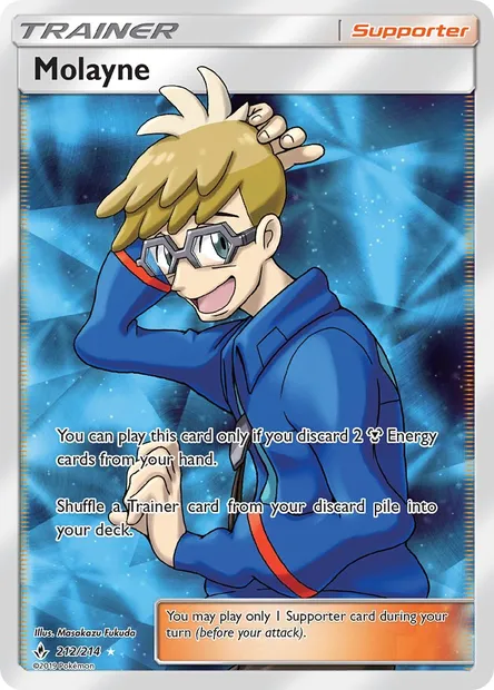 Molayne, Pokémon card UNB 212 — Unbroken Bonds set