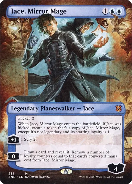 Jace, Mirror Mage, Magic card ZNR 281 — Zendikar Rising set