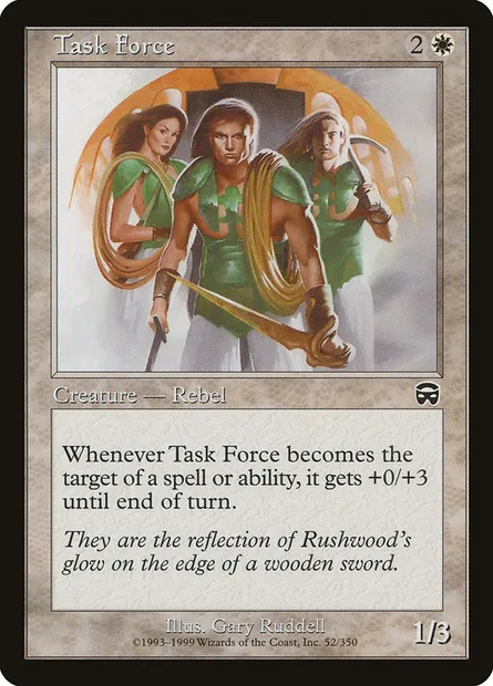 Détachement spécial, carte Magic MMQ 52 — extension Masques de Mercadia