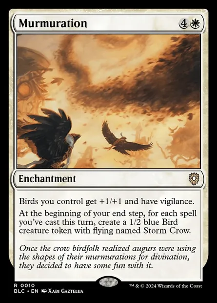 Murmuration, Magic card BLC 10 — Bloomburrow Commander set