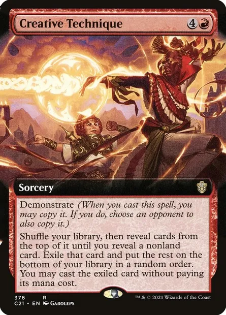 Creative Technique, Magic card C21 376 — Commander 2021 set