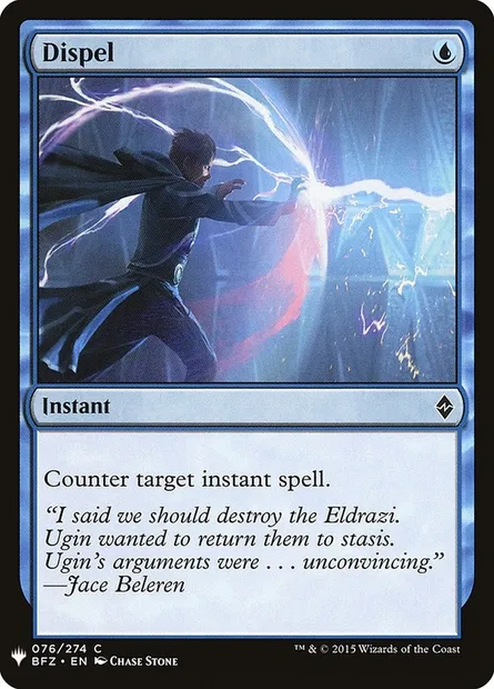 Dispel, Magic card PLST BFZ-76 — The List set