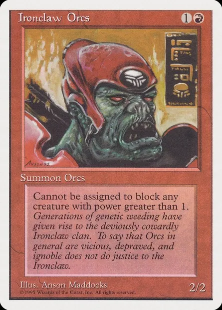 Ironclaw Orcs, Magic card RQS 33 — Rivals Quick Start Set set