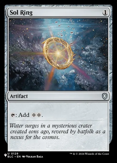 Sol Ring, Magic card PLST BLC-129 — The List set
