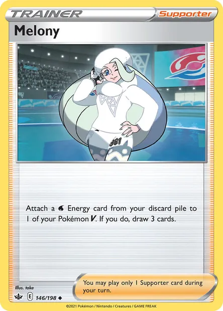 Melony, Pokémon card CRE 146 — Chilling Reign set