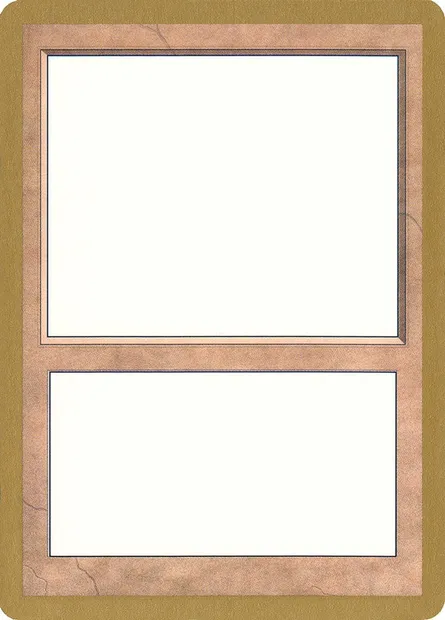 Blank Card, Magic card WC98 00 — World Championship Decks 1998 set