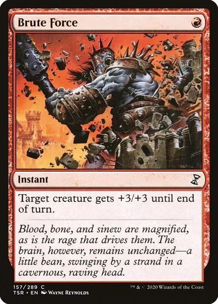 Brute Force, Magic card TSR 157 — Time Spiral Remastered set