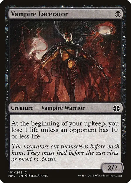 Vampire Lacerator, Magic card MM2 101 — Modern Masters 2015 set