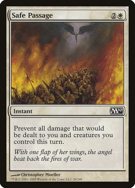 Safe Passage, Magic card M10 28 — Magic 2010 set