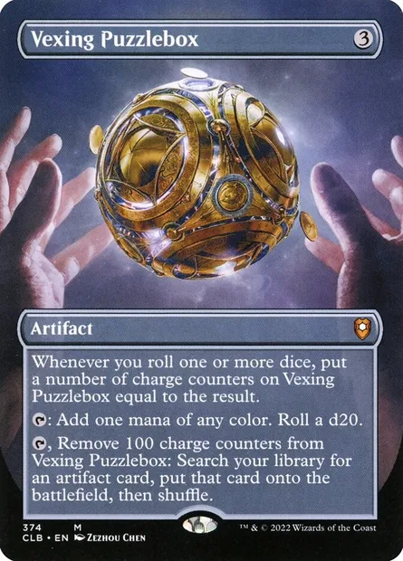 Vexing Puzzlebox, Magic card CLB 374 — Commander Legends: Battle for Baldur's Gate set