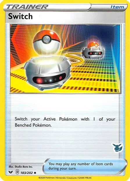 Échange, carte Pokémon BA22 183 — extension Battle Academy 2022