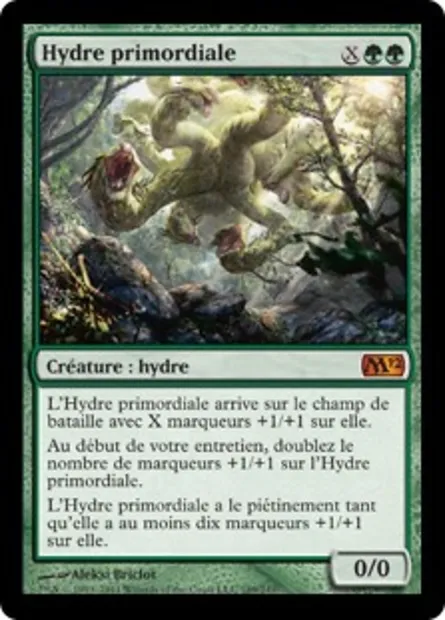 Hydre primordiale, carte Magic M12 189 — extension Magic 2012