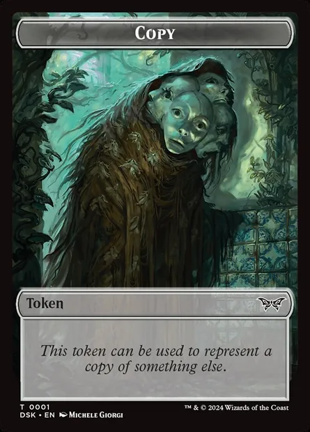 Copy, Magic card TDSK 1 — Duskmourn: House of Horror Tokens set