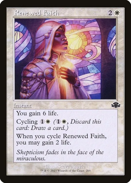 Renewed Faith, Magic card DMR 269 — Dominaria Remastered set