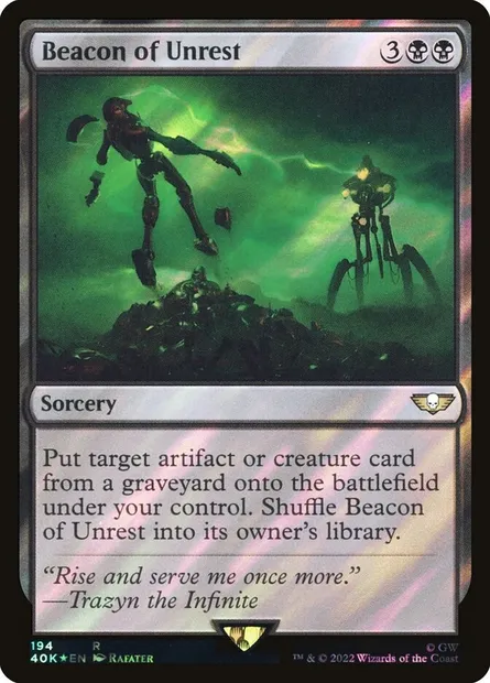 Beacon of Unrest, Magic card 40K 194★ — Warhammer 40,000 Commander set