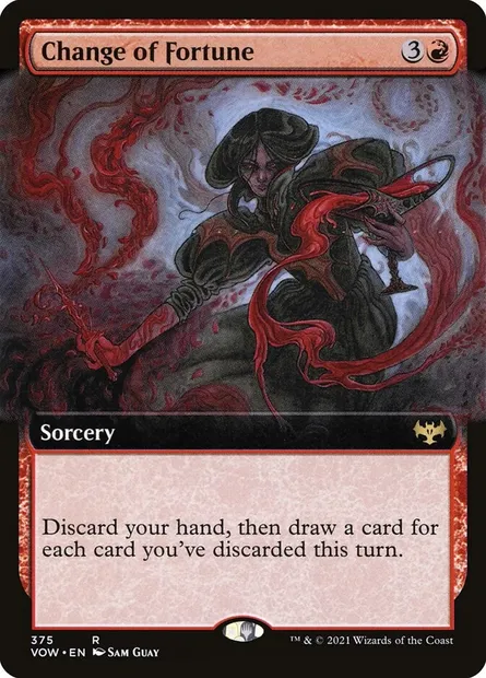 Change of Fortune, Magic card VOW 375 — Innistrad: Crimson Vow set