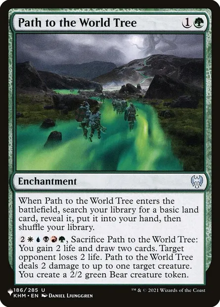Path to the World Tree, Magic card PLST KHM-186 — The List set