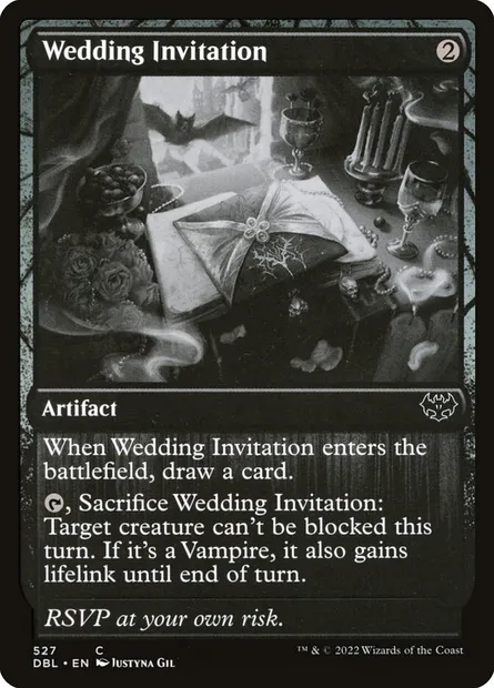 Wedding Invitation, Magic card DBL 527 — Innistrad: Double Feature set