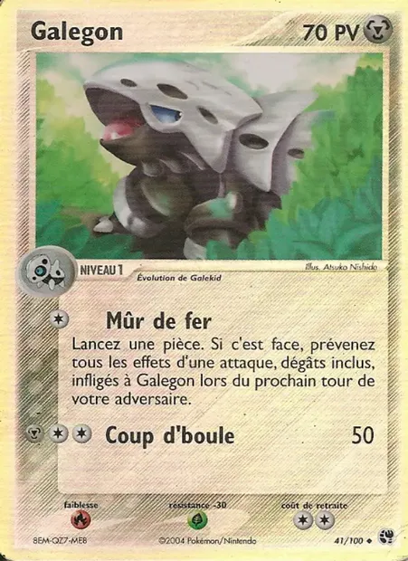 Galegon, carte Pokémon SS 41 — extension EX Tempête de sable