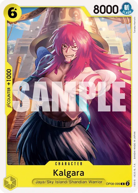 Kalgara, One Piece card OP08-099 — TWO LEGENDS set