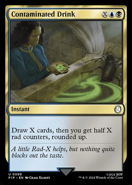 Contaminated Drink, Magic card PIP 99 — Fallout set
