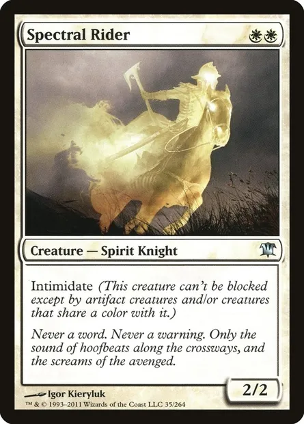 Spectral Rider, Magic card ISD 35 — Innistrad set