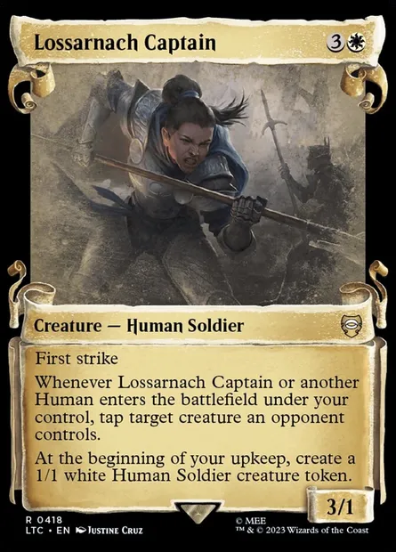 Lossarnach Captain, Magic card LTC 418 — Tales of Middle-earth Commander set