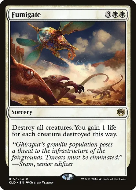 Fumigate, Magic card KLD 15 — Kaladesh set