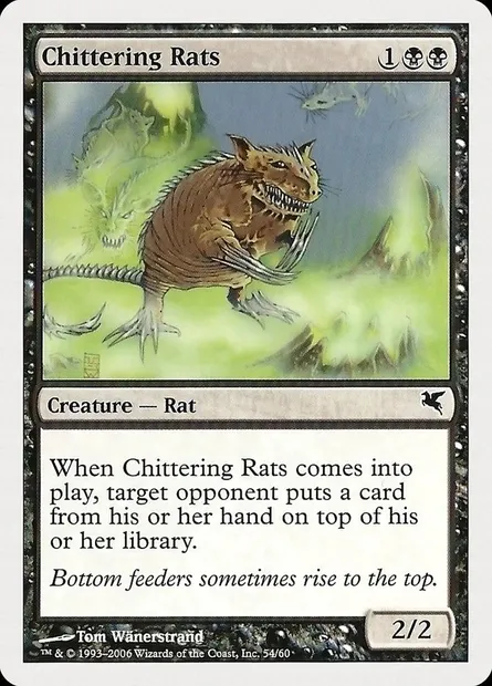 Chittering Rats, Magic card PHUK 54 — Hachette UK set