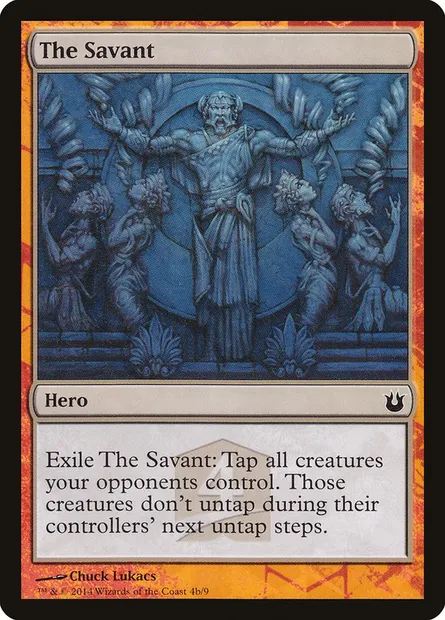 The Savant, Magic card THP2 4b — Born of the Gods Hero's Path set