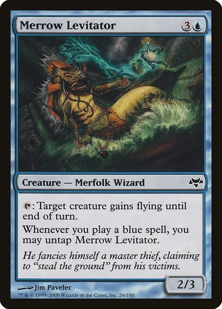 Merrow Levitator, Magic card EVE 26 — Eventide set