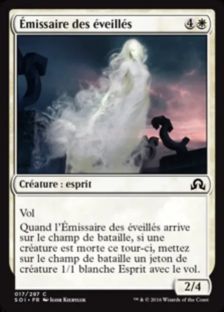 Émissaire des éveillés, carte Magic SOI 17 — extension Ténèbres sur Innistrad
