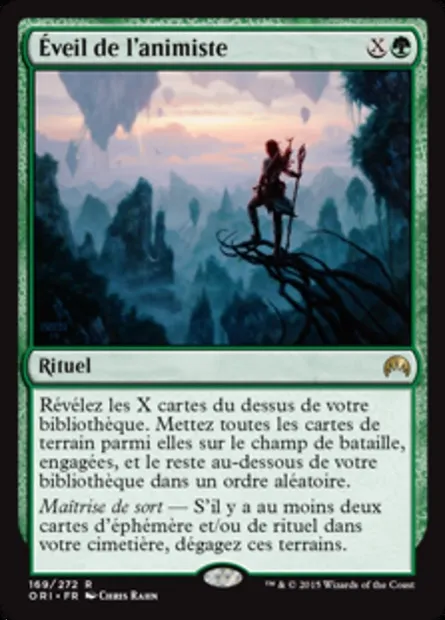 Éveil de l'animiste, carte Magic ORI 169 — extension Magic Origines