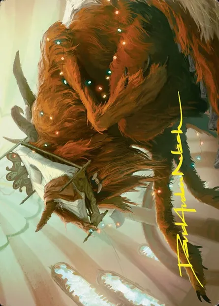 Bedhead Beastie // Bedhead Beastie, carte Magic ADSK 11 — extension Duskmourn: House of Horror Art Series