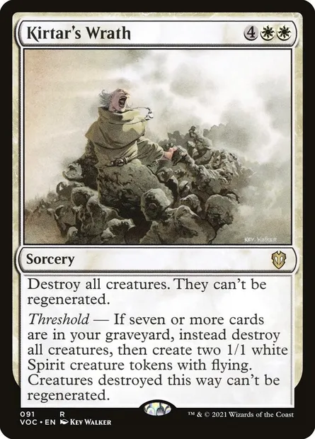 Kirtar's Wrath, Magic card VOC 91 — Crimson Vow Commander set