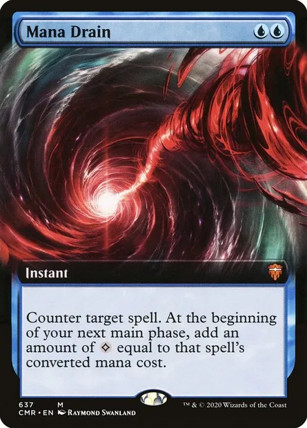 Mana Drain, Magic card CMR 637 — Commander Legends set