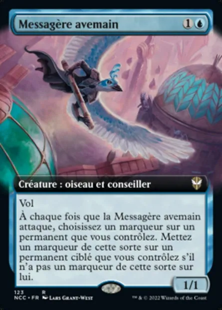 Messagère avemain, carte Magic NCC 123 — extension New Capenna Commander