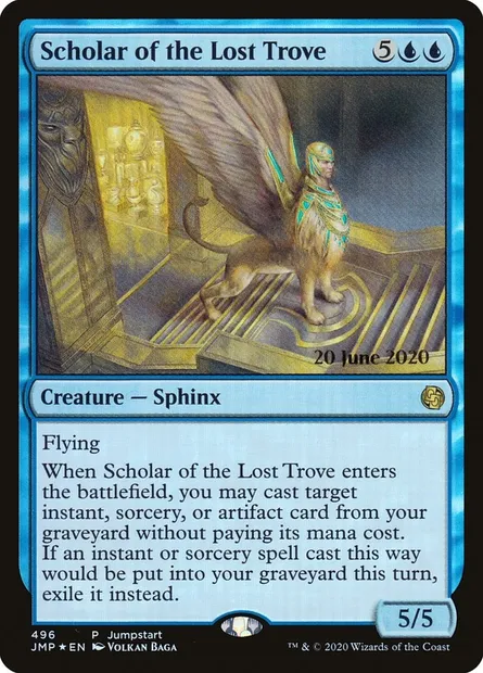 Scholar of the Lost Trove, Magic card JMP 496 — Jumpstart set
