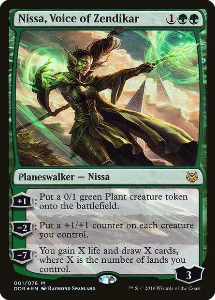 Nissa, Voice of Zendikar, Magic card DDR 1 — Duel Decks: Nissa vs. Ob Nixilis set