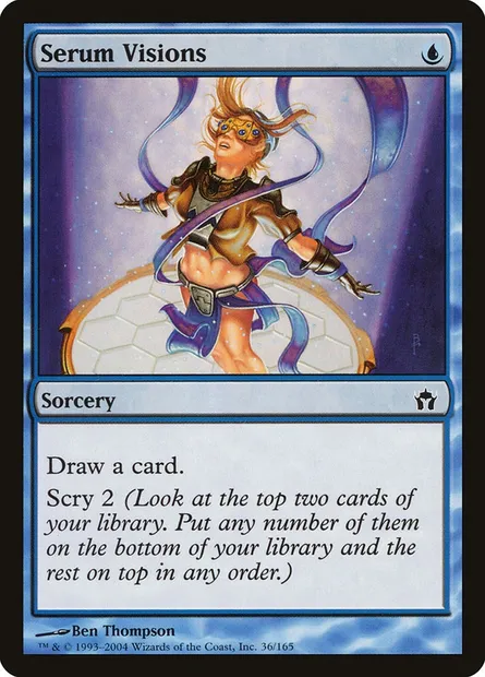 Serum Visions, Magic card 5DN 36 — Fifth Dawn set