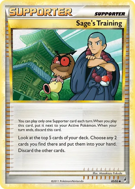 Sage's Training, Pokémon card CL 85 — Call of Legends set