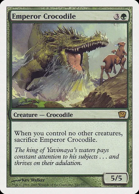 Emperor Crocodile, Magic card 9ED 241 — Ninth Edition set