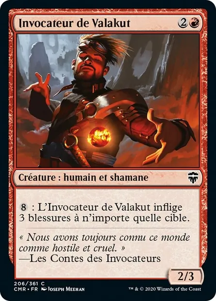 Invocateur de Valakut, carte Magic CMR 206 — extension Commander Legends