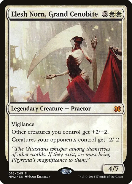 Elesh Norn, Grand Cenobite, Magic card MM2 16 — Modern Masters 2015 set